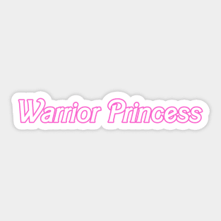 Warrior Princess Sticker